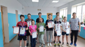 Первенство Рузаевского муниципального района по настольному теннису в младшей возрастной группе.